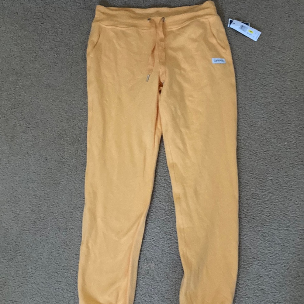 Yellow Calvin Klein Joggers